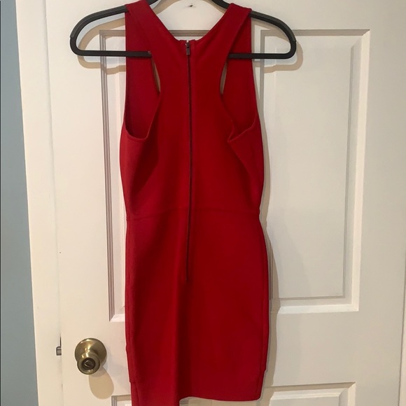 BCBG Red Bandage Dress - Picture 3 of 5